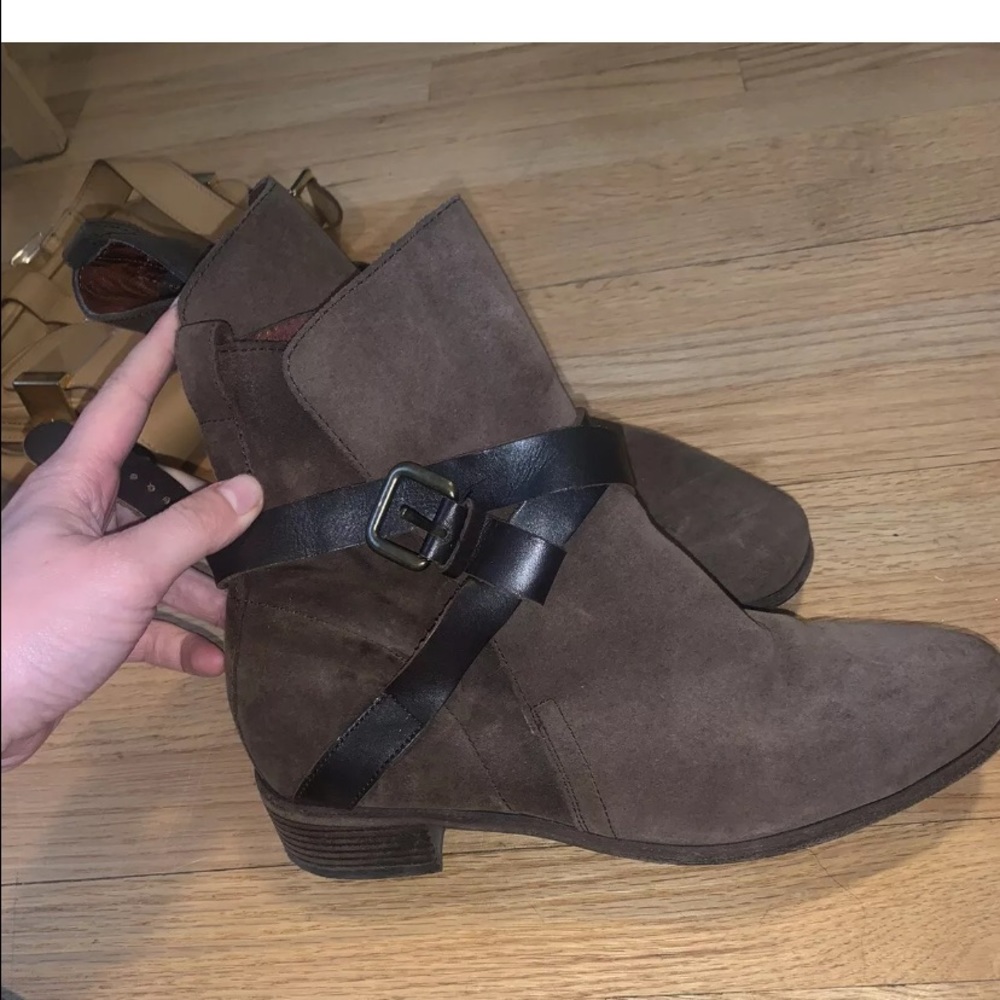 See by Chloe suede brown boots